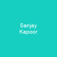 Sanjay Kapoor
