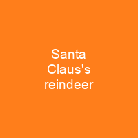 Santa Claus's reindeer