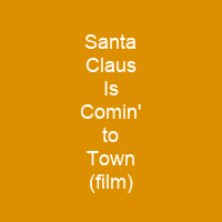Santa Claus Is Comin' to Town (film)