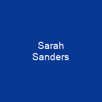 Sarah Sanders