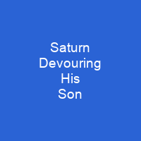saturn his devouring son shortpedia
