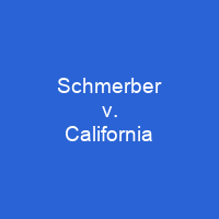 Schmerber v. California