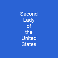 Second Lady of the United States