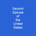 Second Spouse of the United States