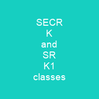 SECR K and SR K1 classes