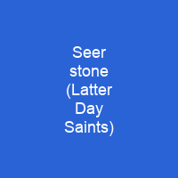 Seer stone (Latter Day Saints)