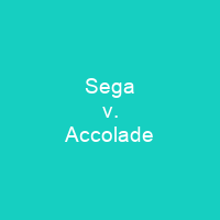 Sega v. Accolade