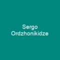 Sergo Ordzhonikidze