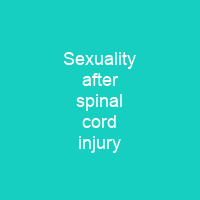 Sexuality after spinal cord injury
