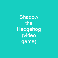 Shadow the Hedgehog (video game)