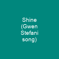 Shine (Gwen Stefani song)