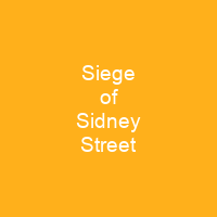 Siege of Sidney Street