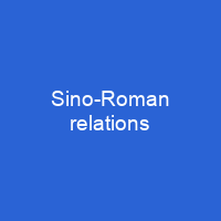 Sino-Roman relations