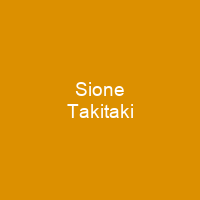 Sione Takitaki