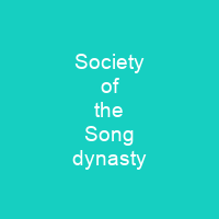 Society of the Song dynasty