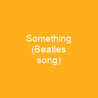 Something (Beatles song)