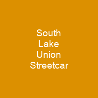 South Lake Union Streetcar