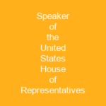 Speaker of the United States House of Representatives