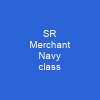 SR Merchant Navy class