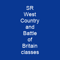 SR West Country and Battle of Britain classes