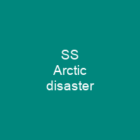 SS Arctic disaster