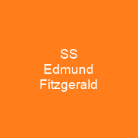 SS Edmund Fitzgerald