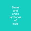 States and union territories of India