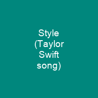 Style (Taylor Swift song)