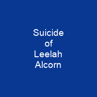 Suicide of Leelah Alcorn