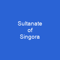 Sultanate of Singora