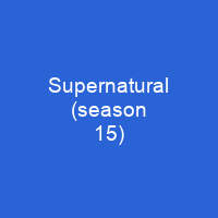 Supernatural (season 15)