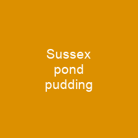 Sussex pond pudding