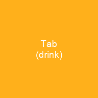 Tab (drink)