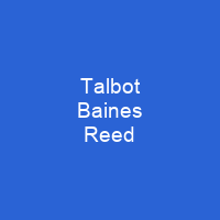 Talbot Baines Reed