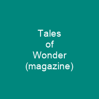 Tales of Wonder (magazine)