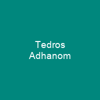 Tedros Adhanom