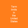 Term limits in the United States