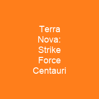 Terra Nova: Strike Force Centauri