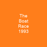 The Boat Race 1993