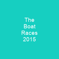 The Boat Races 2015