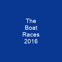 The Boat Races 2016
