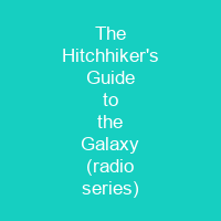 The Hitchhiker's Guide to the Galaxy (radio series)