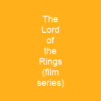 The Lord of the Rings (film series)