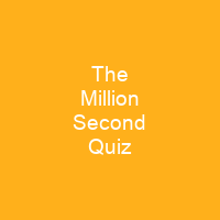 The Million Second Quiz