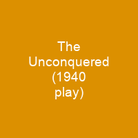 The Unconquered (1940 play)