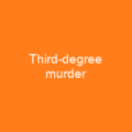 Third-degree murder