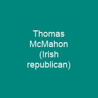 Thomas McMahon (Irish republican)