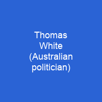 Thomas White (Australian politician)