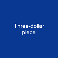 Three-dollar piece