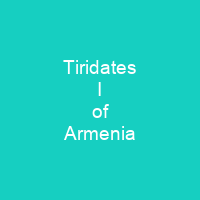 Tiridates I of Armenia